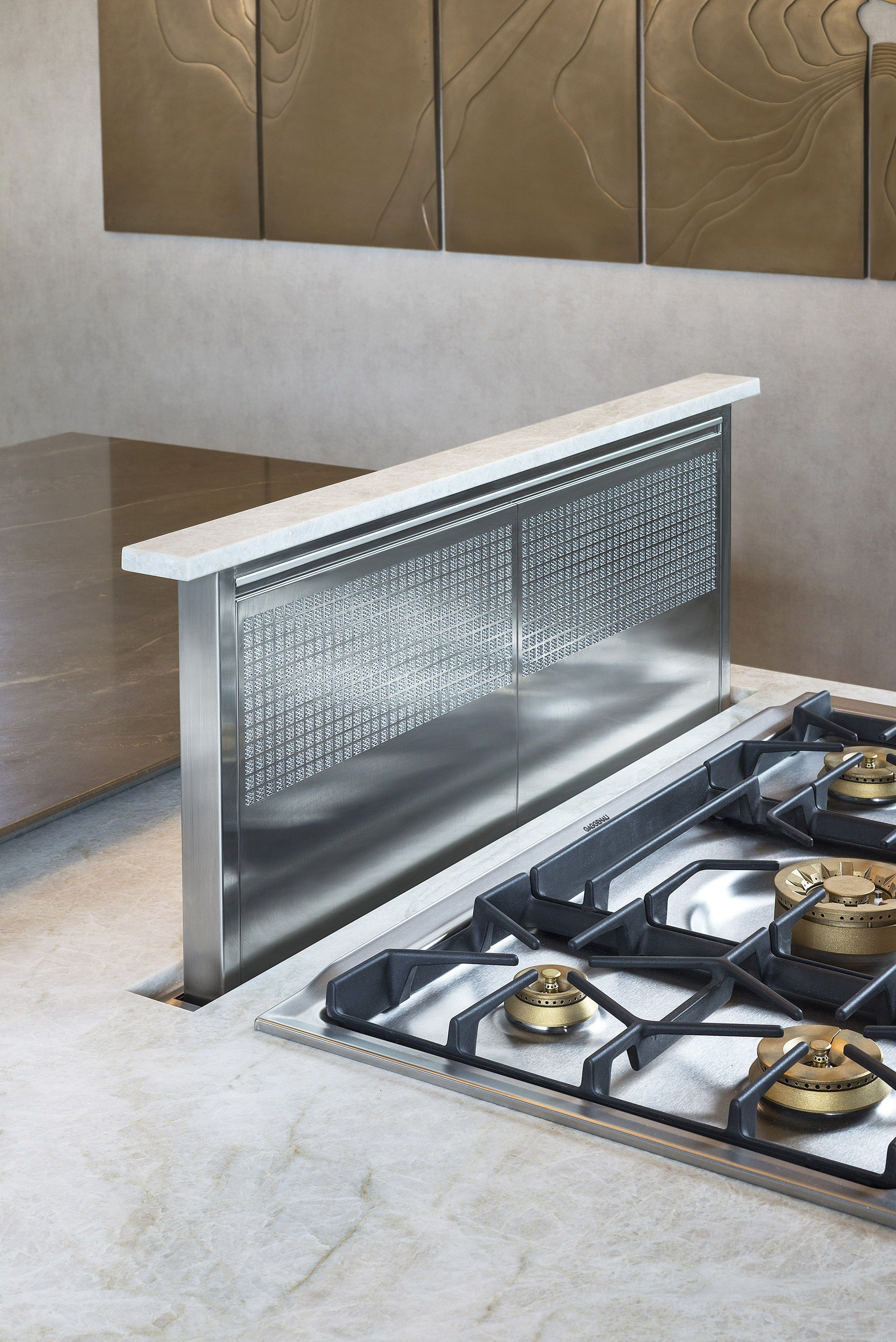 Кухня на заказ с островом без ручек TM Italia Cucine T30 / D90 ARCH-00118530 - Вид №8