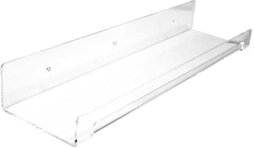 91568408 Настенная полка Velar 60x10 см пластик цвет прозрачный STLM-1088118