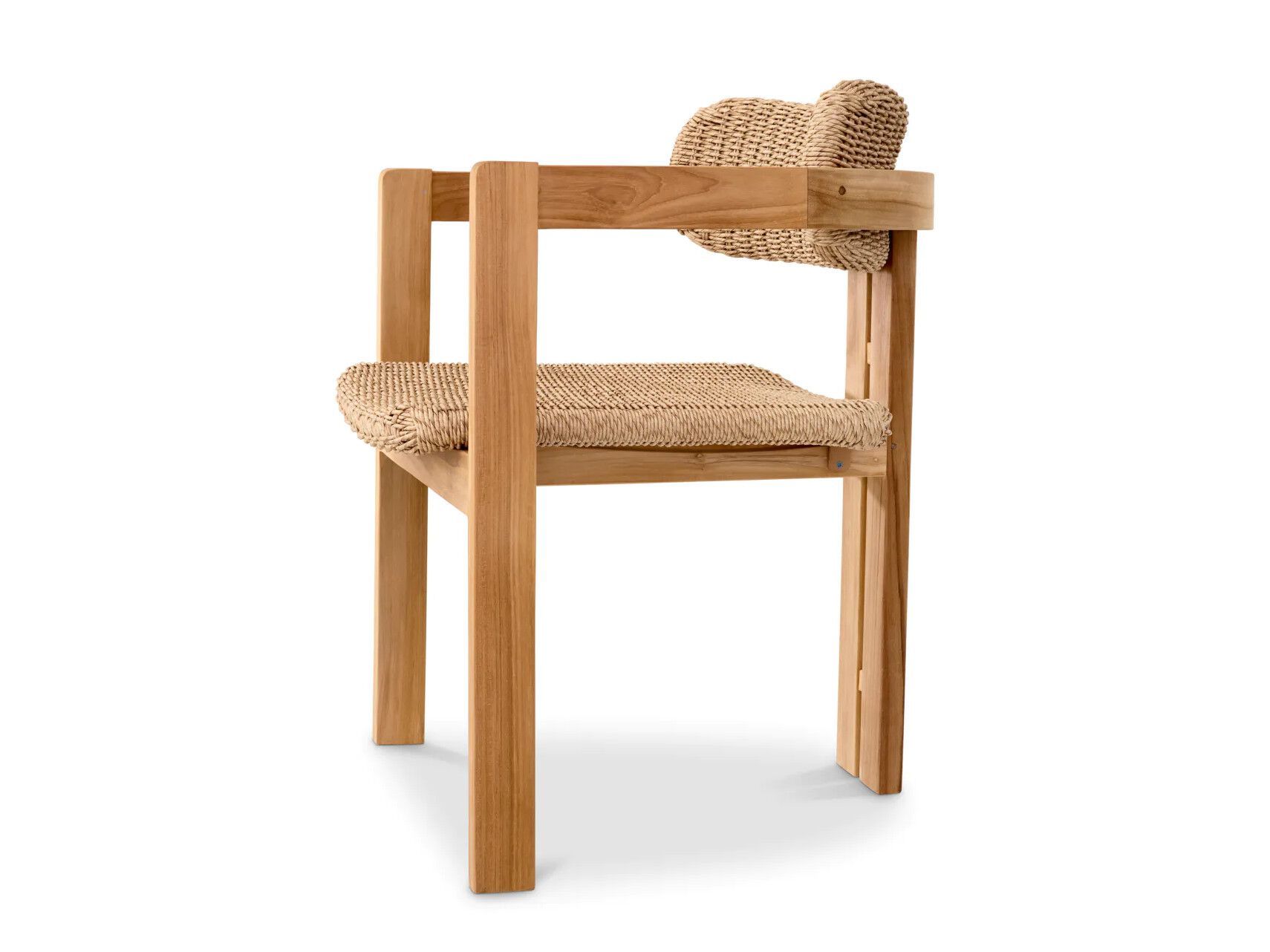 Стул для сада из тикового дерева с подлокотниками Eichholtz Donato ARCH-00060915 - Вид №2