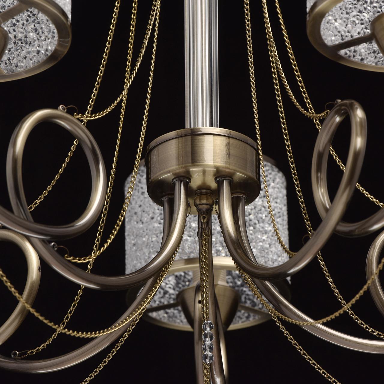 Подвесная люстра MW-Light Моника 11 372013405 MW-LIGHT ДИЗАЙНЕРСКИЕ, МОНИКА 186199 Белый  - Вид №3