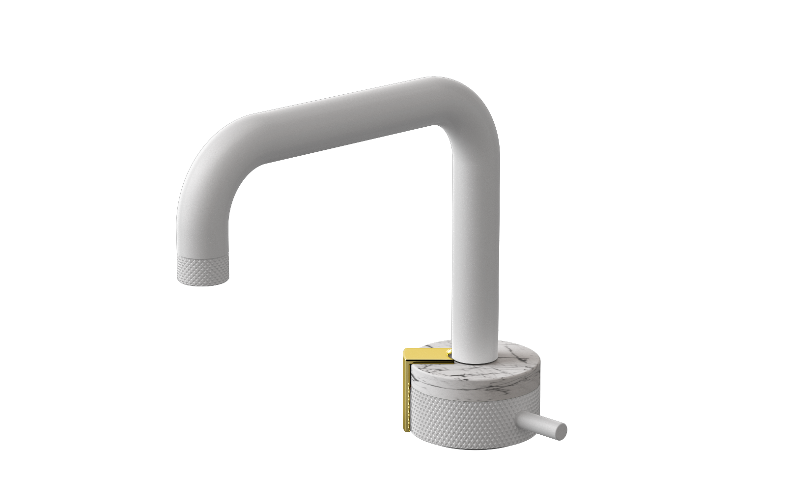 E-11500-R2MW-L2PB-WT Однорычажный прогрессивный смеситель для раковины - излив 15,3см GRAFF MOD+