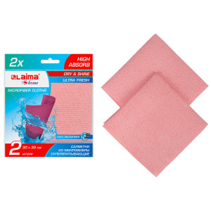 90835302 Салфетка из микрофибры High Absorb 607790 2 шт STLM-0405326 LAIMA
