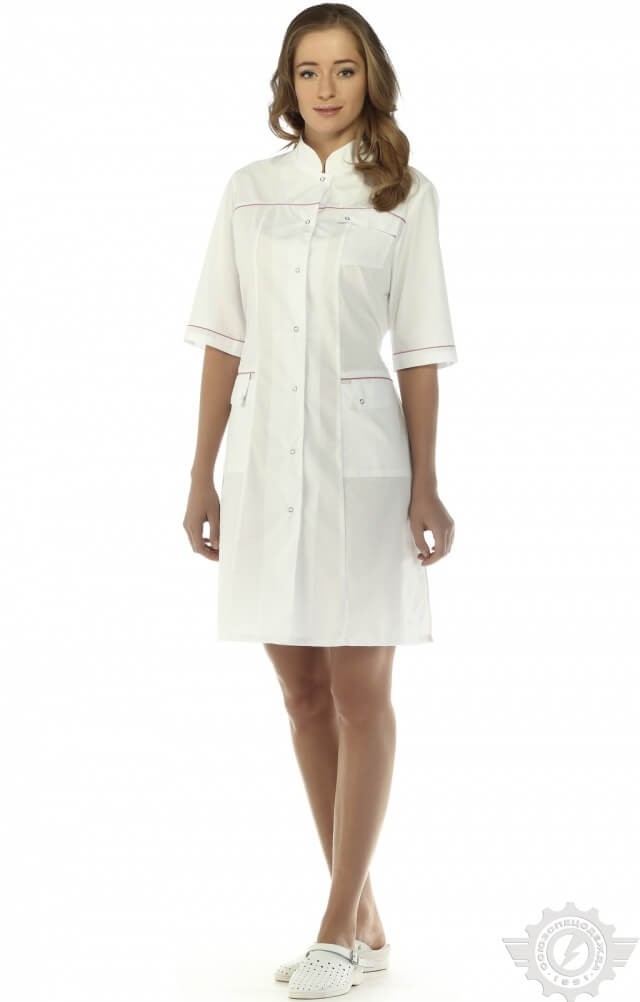 62932 Халат "Маргарита"  Медицинская одежда  размер 48/170-176 Спецодежда  - Вид №14