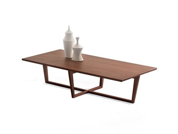 Низкий прямоугольный журнальный столик из массива дерева Pacini & Cappellini City ARCH-00054140 - Вид №2