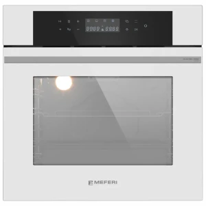 91524098 Электрический встраиваемый духовой шкаф Meferi MEO606WH Ultra 60x60x56 см цвет белый STLM-1512554