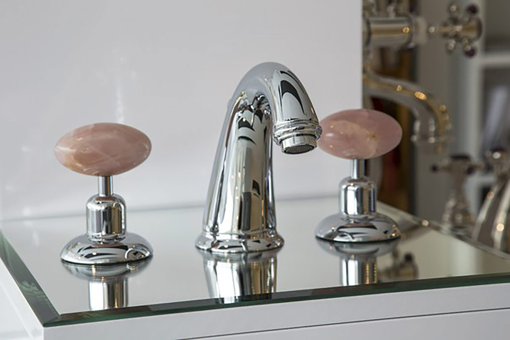 2100 ** 09C Комплект ванны для душевой колонки Nicolazzi Series Cristallo di Rocca  - Вид №3