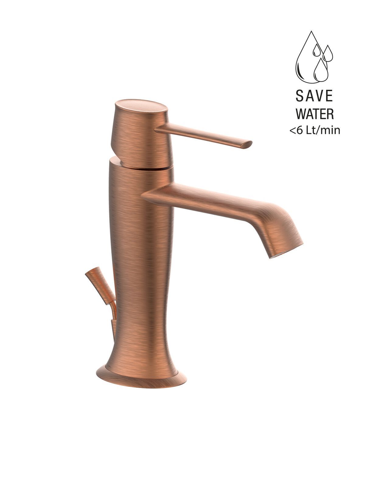 Однорычажный смеситель для раковины с раковиной Rubinetterie Frattini Delizia ARCH-00032078 - Вид №3