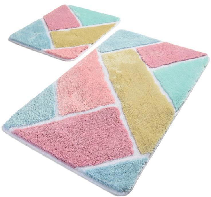 90214357 Коврик для ванной DR-63007 50х80см цвет разноцветный COLORFUL STLM-0134962 PRIMANOVA