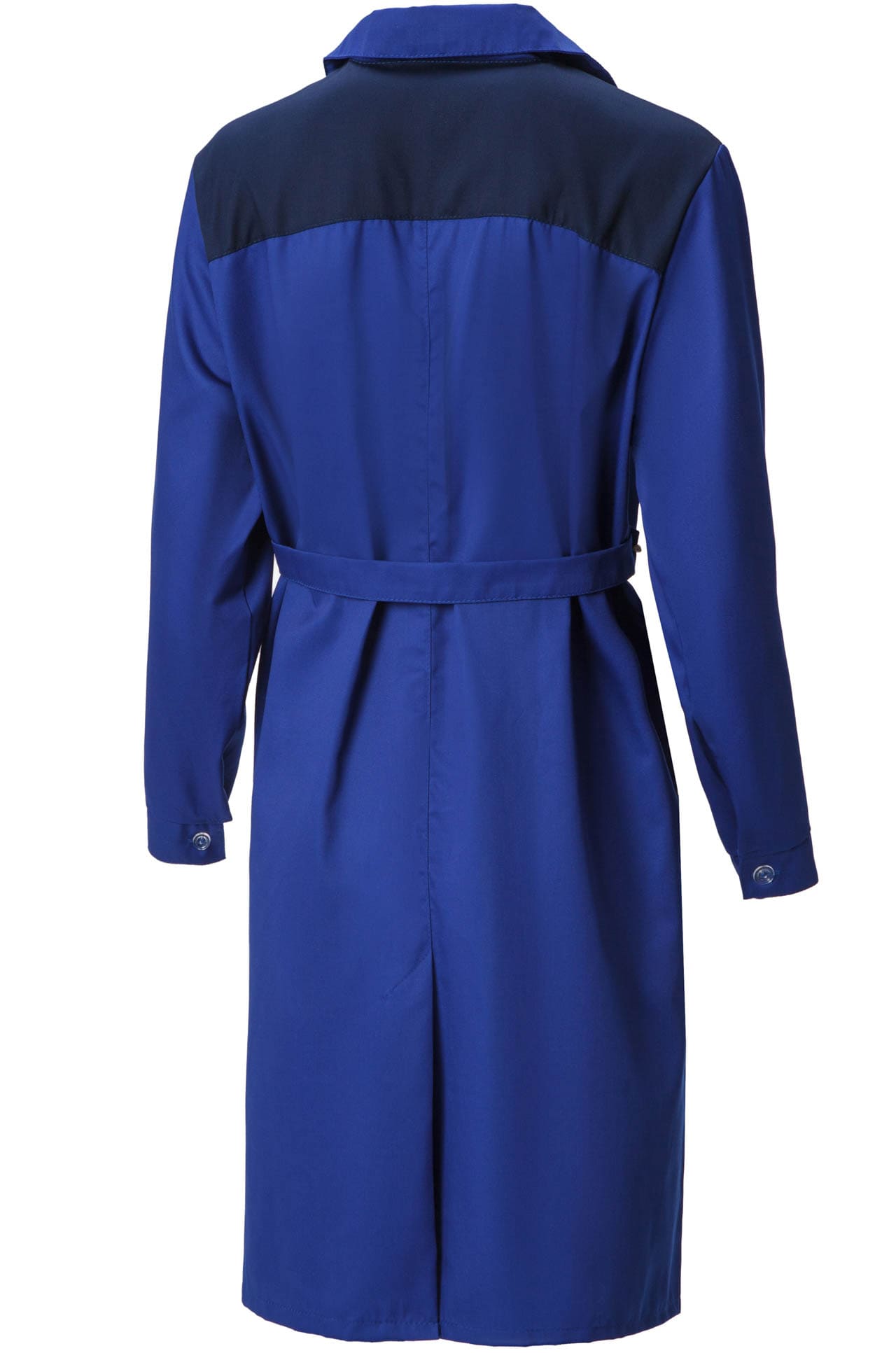 65717 Халат "Мастерица" женский василек с темно-синим  Одежда для обслуживающего персонала  размер 44-46/158-164 Спецодежда  - Вид №1