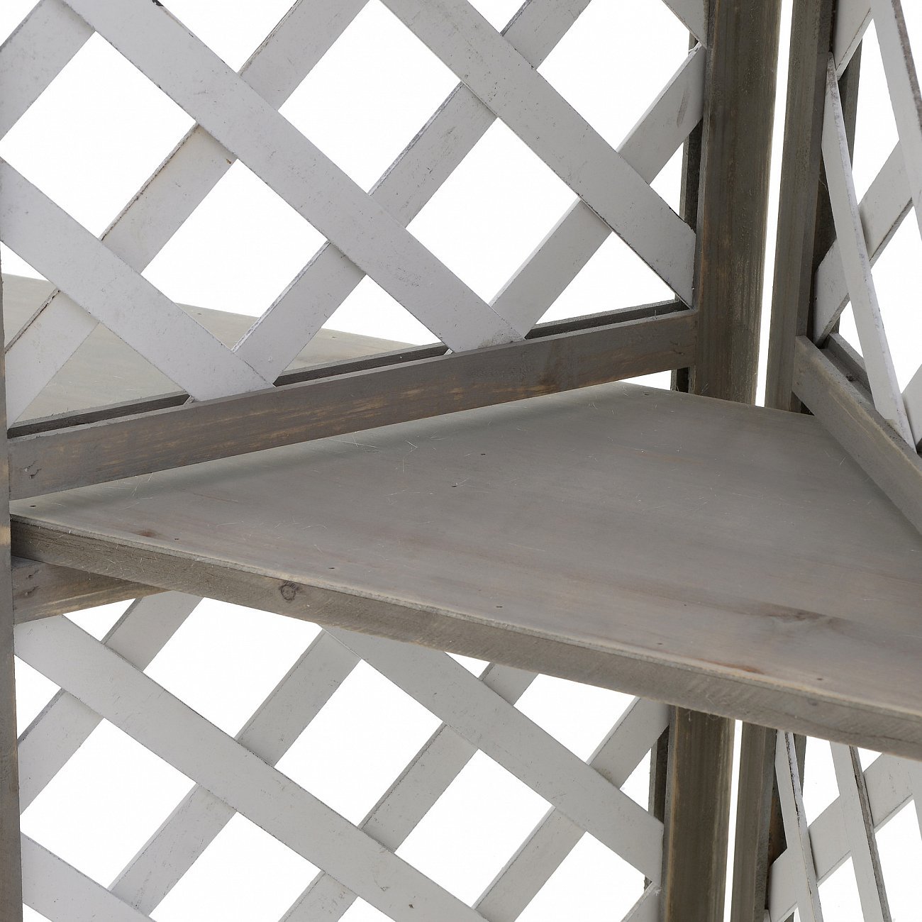 Ширма-стеллаж деревянная с полками TO4ROOMS  00-3839223 Бежевый  - Вид №1