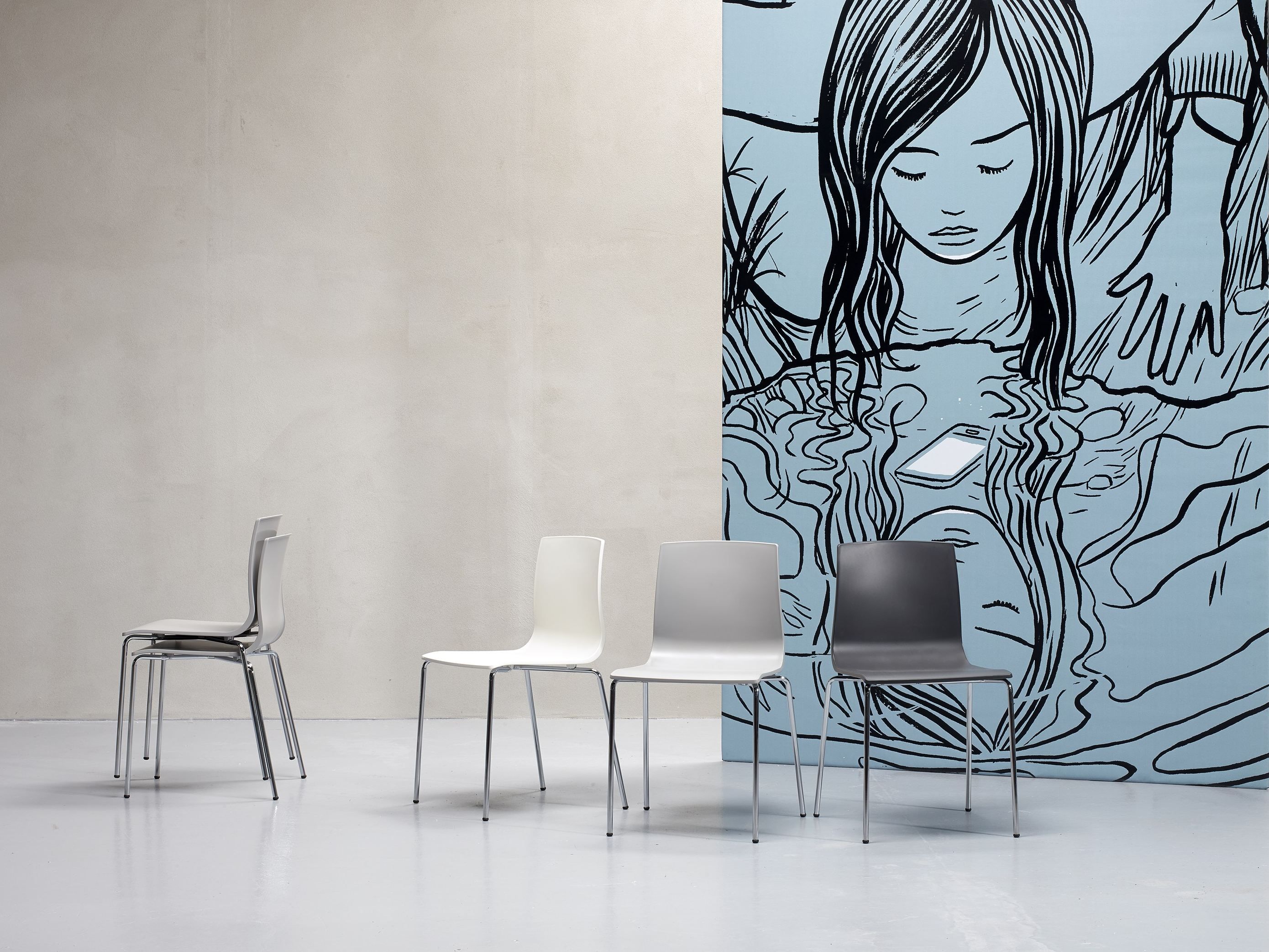 Стул из инженерного пластика S-CAB Алиса ARCH-00092779 - Вид №2