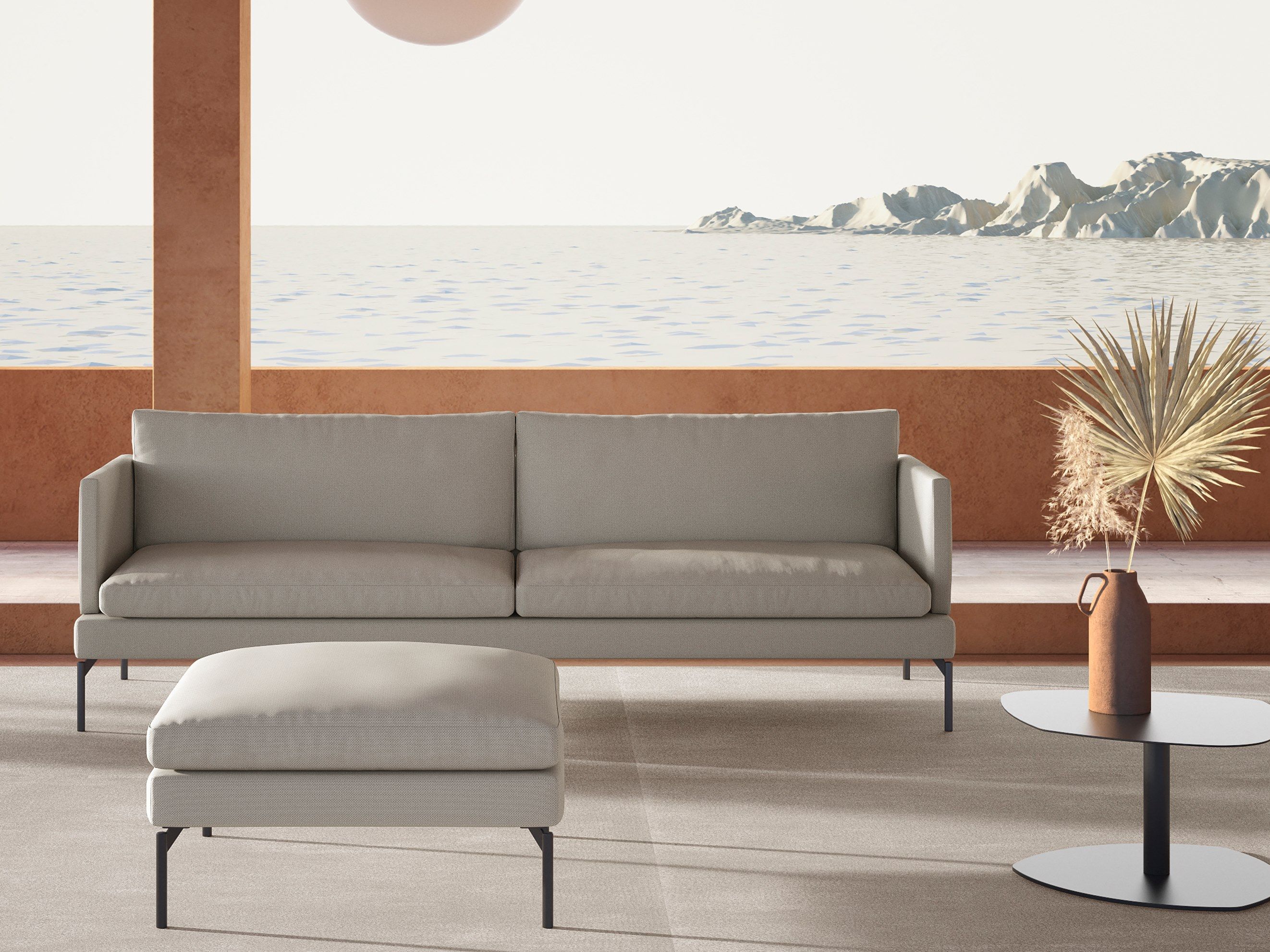 Квадратный пуф SITLOSOPHY® Saudade ARCH-00126991 - Вид №2