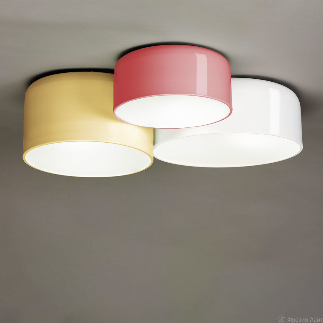 Fm Illuminacion 24210/60-I WHITE-BEIGE-MARSALA люстра потолочная трехцветная 108282