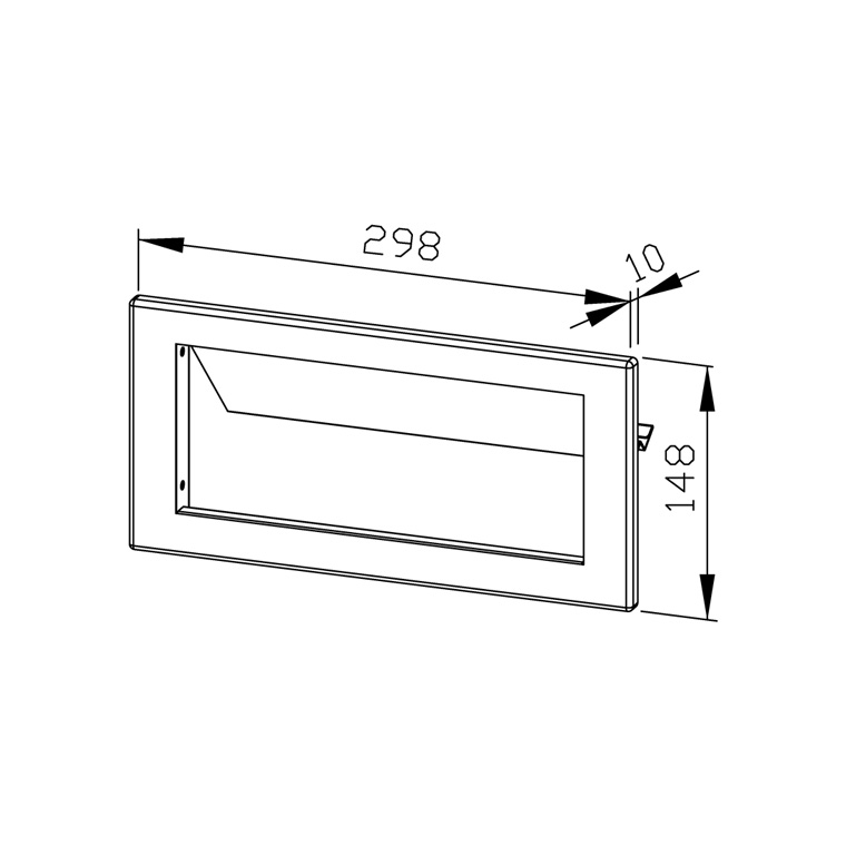 728221 Откидной люк с монтажной рамкой WP135 WAGNER_EWAR A-LINE Wagner Ewar  - Вид №1