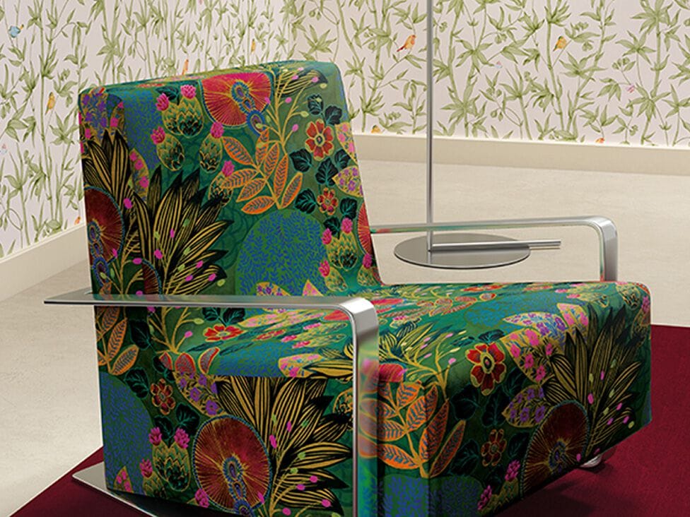 Обивочная ткань с цветочным рисунком Jannelli&Volpi СП GRANDE CORNICHE FABRICS ARCH-00051111