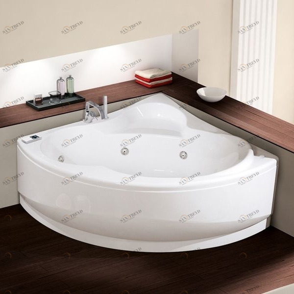 Ванна Plus Novellini UNA с набортным смесителем и боковой панелью Una Gamba UNA4135135PFA1K