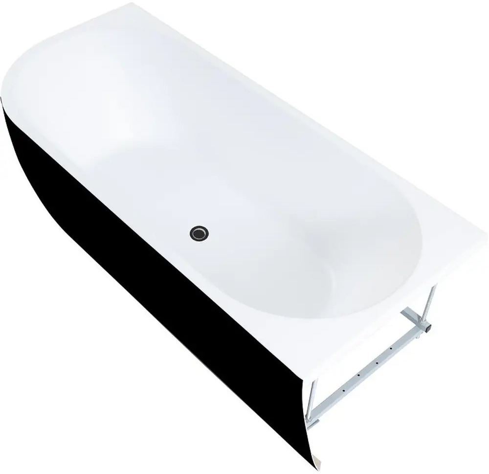 90692167 Асимметричная ванна Aquanet Family Elegant B 00293079 акрил 180x80см STLM-0979500