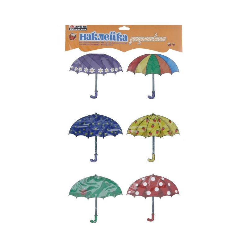 2DN-WM-2s Декоративная наклейка для окон "Осень"в асс Santreyd 