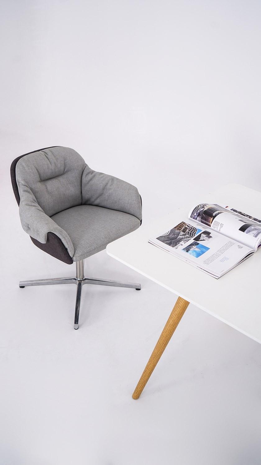 Grado Design Вращающееся кресло из ткани с подлокотниками Lord Lod-ch-06 - Вид №7