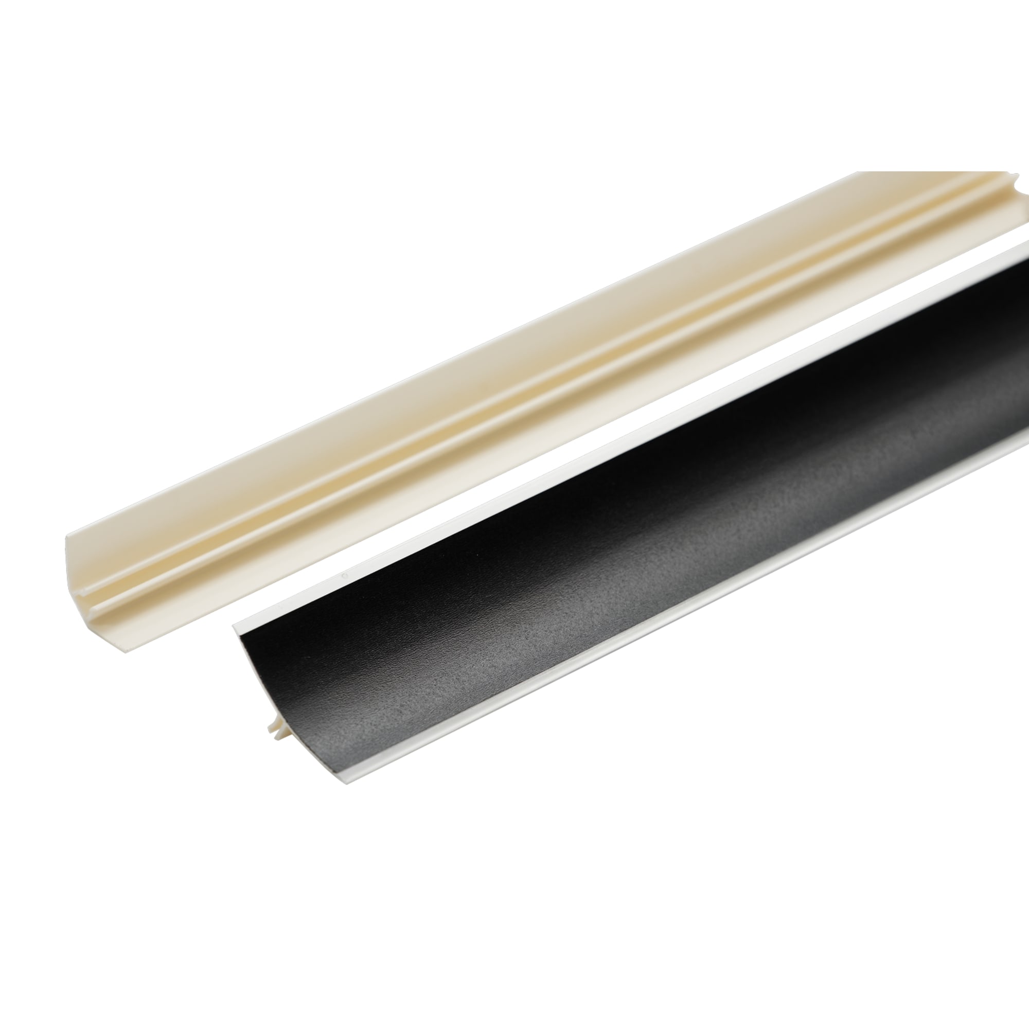 88282067 Плинтус для столешницы 240 см, ПВХ, цвет черный Santreyd STLM-0077210