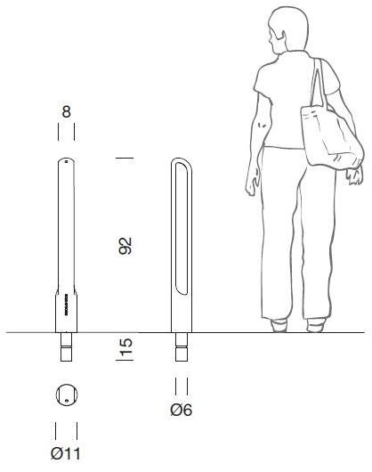 URBIDERMIS Фиксированный арочный столбик из чугуна Sammy sun-id-1412705 - Вид №3