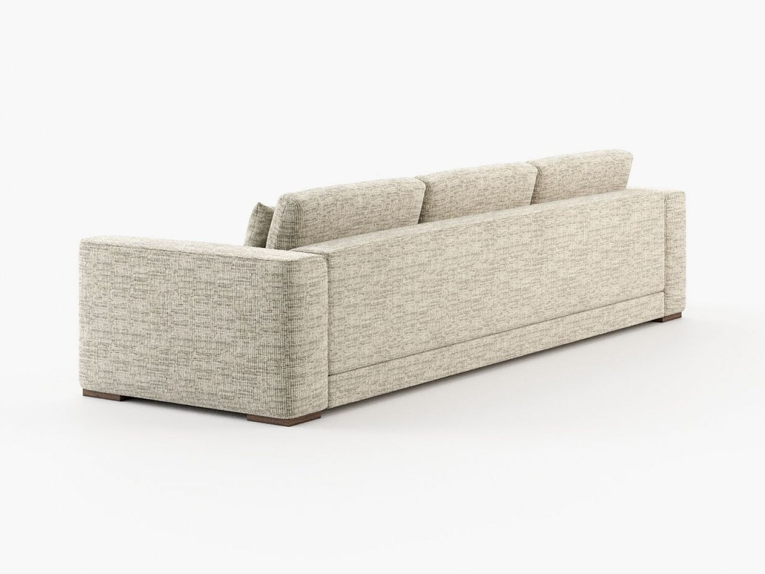 3-местный тканевый диван Laskasas серый ARCH-00033879 - Вид №3