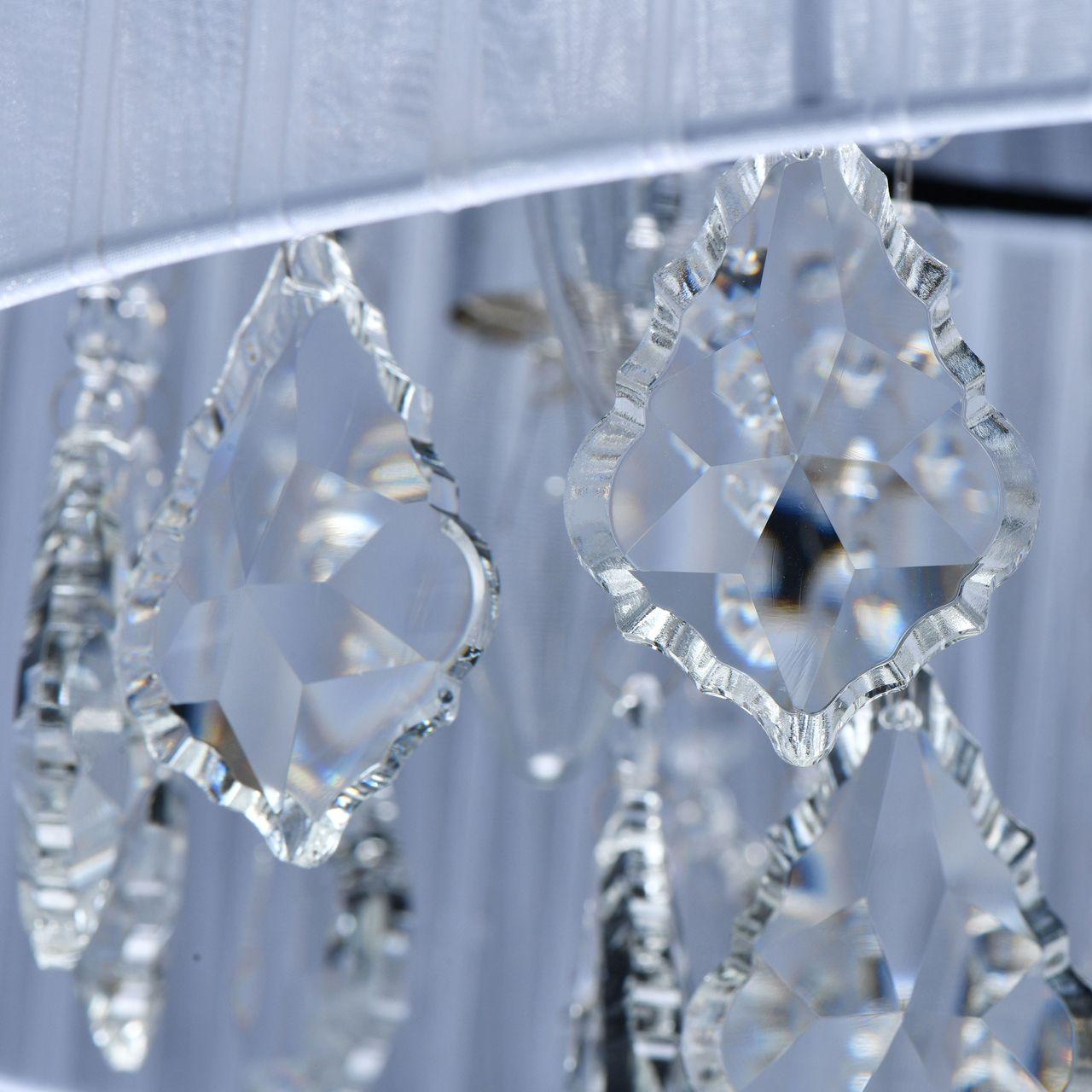 Потолочная люстра MW-Light Жаклин 465016006 MW-LIGHT ДИЗАЙНЕРСКИЕ, ЖАКЛИН 328388 Белый  - Вид №3