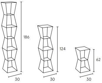 ALBEDO Самонесущий книжный шкаф из стали, окрашенной жидкой краской sun-id-1472420 - Вид №10