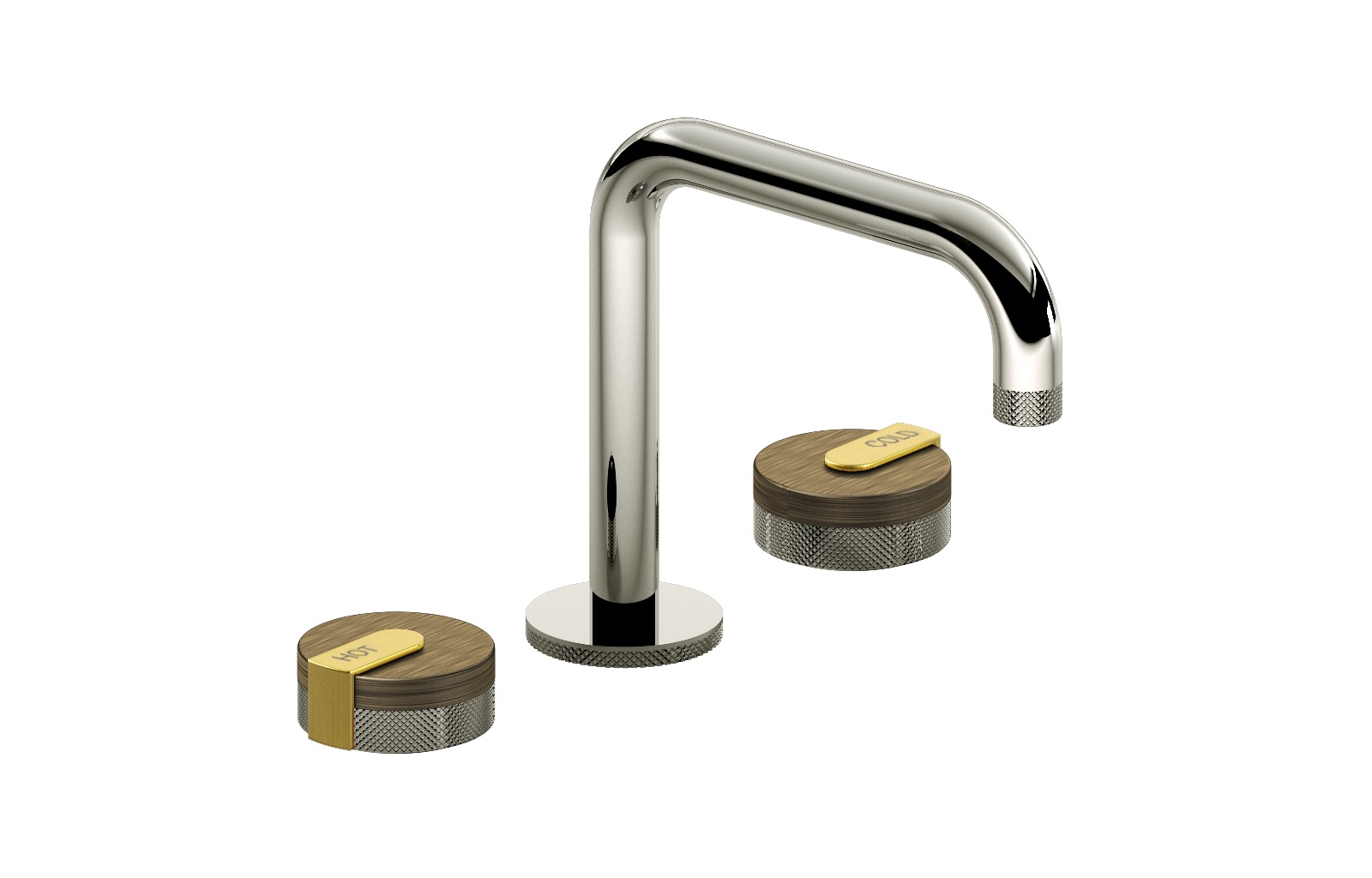 E-11511-R1VBB-L1BB-PC Смеситель для умывальника на 3 отвертия GRAFF MOD+