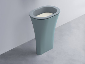 AMLA65-BR+AMPILO-TL+AMCOLO-PL Раковина Amedeo Ovale отдельностоящая cielo Enjoy + Amedeo