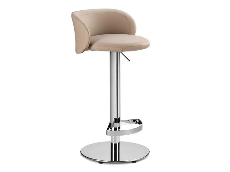 Кожаный поворотный стул GHIDINI1961 HILLARY ARCH-00077276