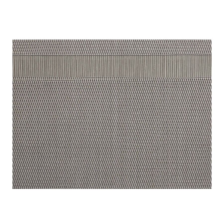 Салфетка виниловая Silver Tuxedo stripe, жаккардовое плетение, 36х48 см Chilewich C0201TXSTSILV - Вид №4