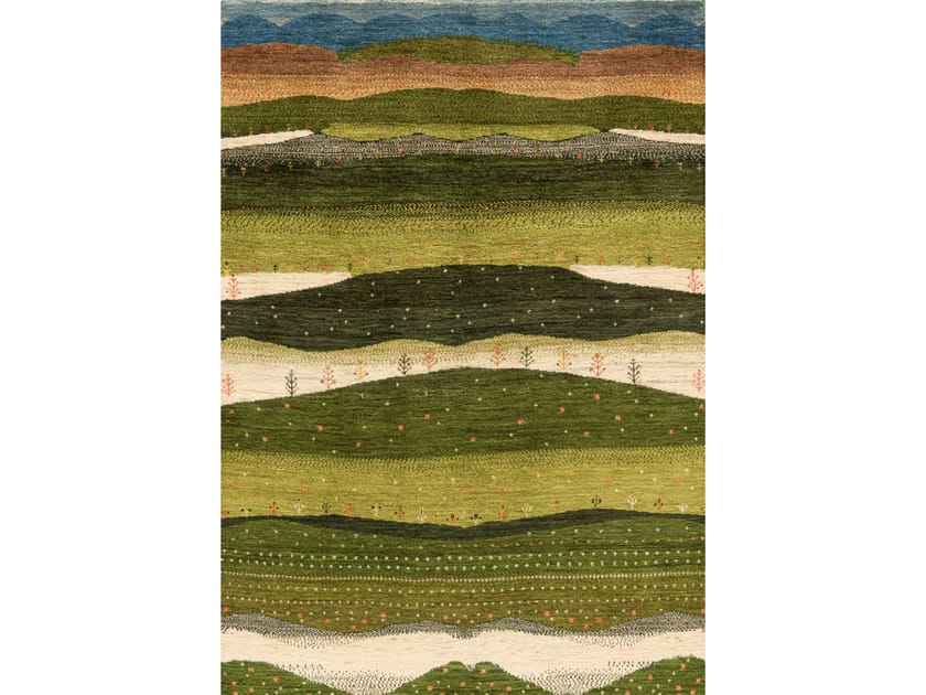 Прямоугольный шерстяной ковер Zollanvari Gabbehs Landscapes ARCH-00029177