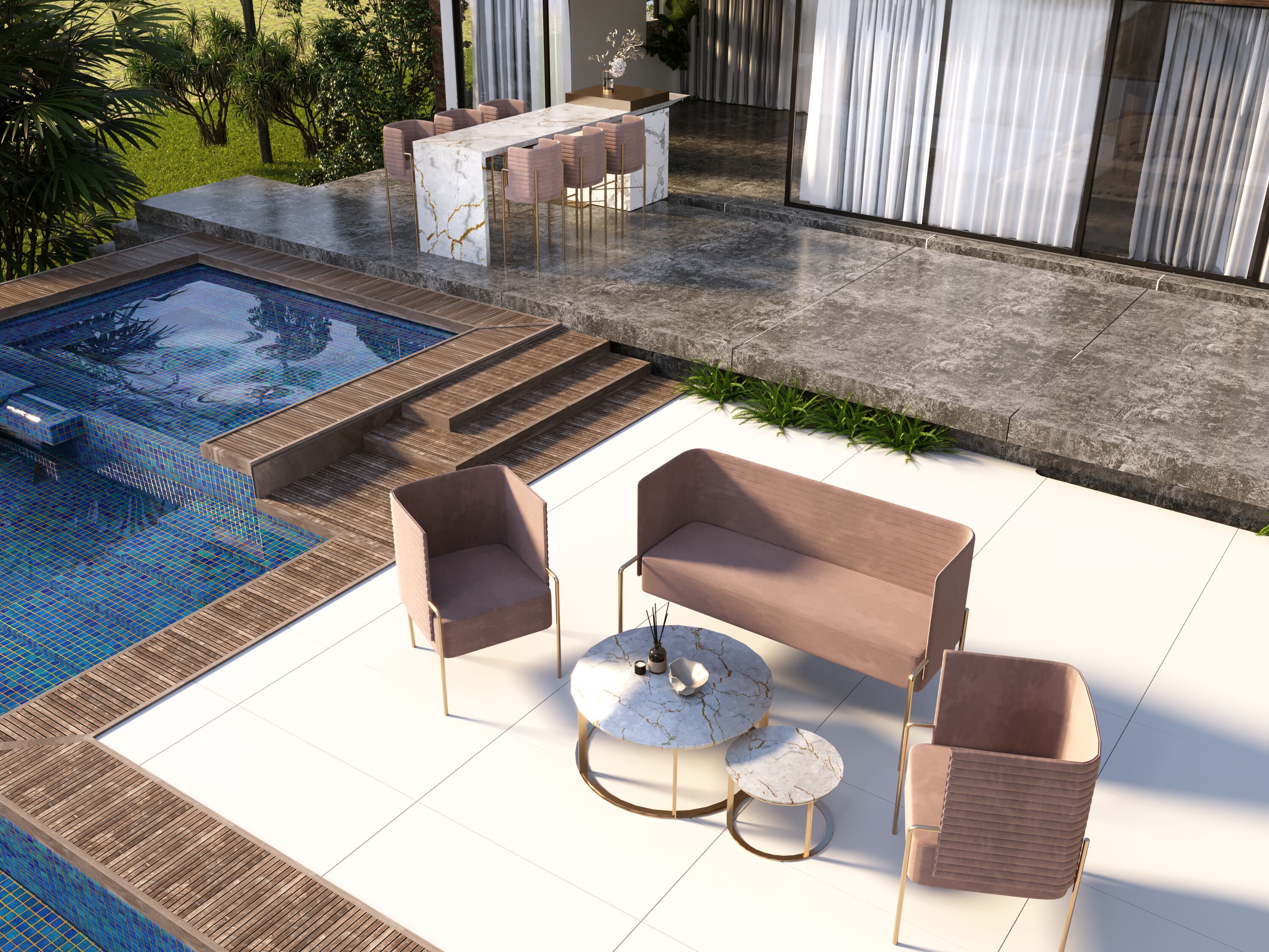 Ткань сад стул с подлокотниками ABLE Оливер ARCH-00126889 - Вид №10