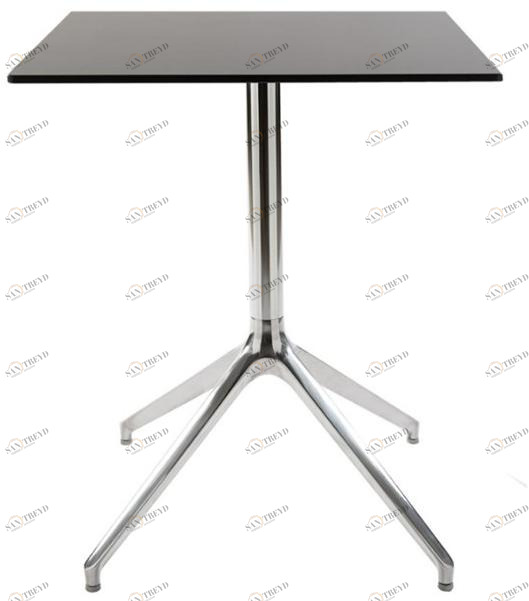 MOBIKA GARDEN Садовый столик квадратный из алюминия с основанием 4 звезды Gustave sun-id-1465697