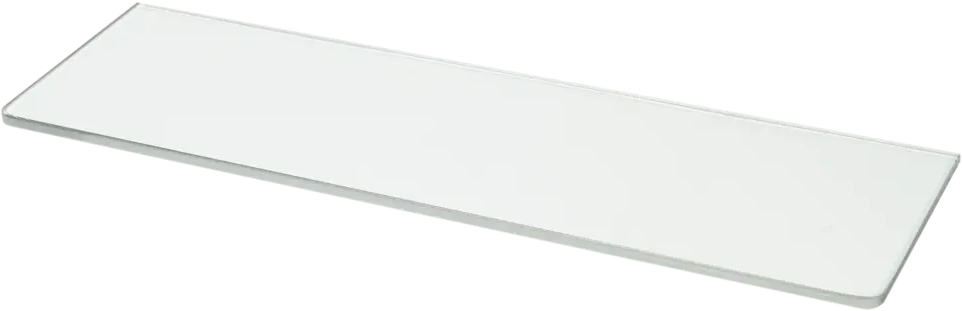 Стеклянная полка OMEGA GLASS для ванной 12x41.2 см 88016389