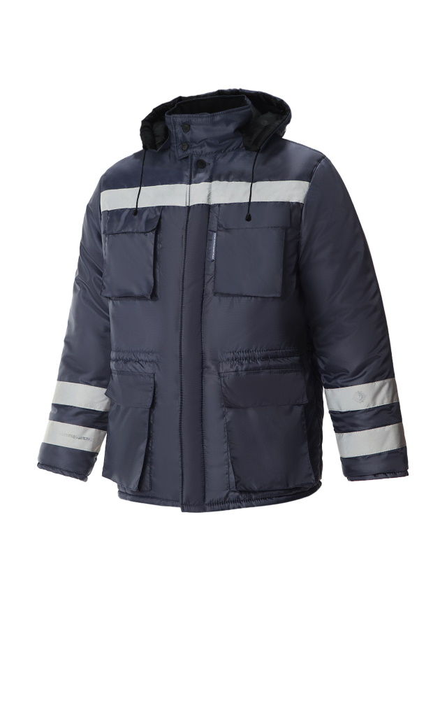 5033653 Костюм ЭКСПЕРТ-К НЬЮ утепленный ткань Оксфорд с СОП темно-синий  Зимняя спецодежда  размер 52-54/170-176  - Вид №1