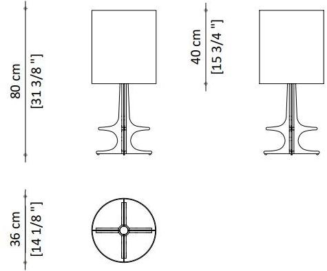 Paolo Castelli Настольная лампа из керамики и конопли Kaala Ill.kaal.100  - Вид №5