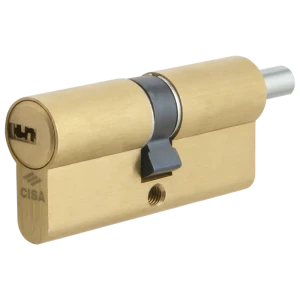 Цилиндр Cisa Astral ОА312-29.00, 40x10x40 мм, ключ/шток, цвет латунь, без вертушки