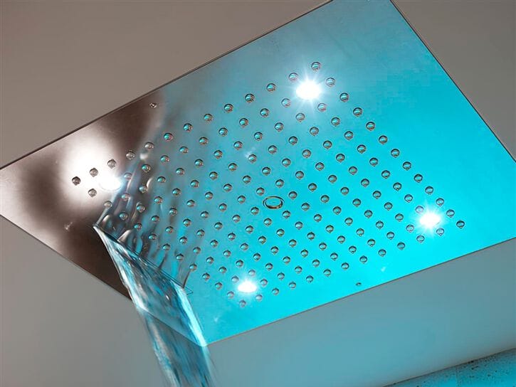 Светодиодная потолочная душевая головка из нержавеющей стали Fontana Showers Luxe Fontaine ARCH-00029537