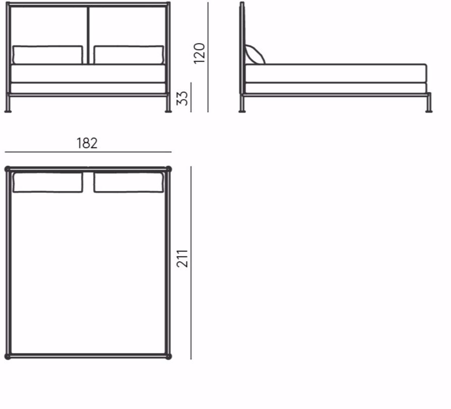 DE PADOVA Двуспальная кровать sun-id-1483660 - Вид №4
