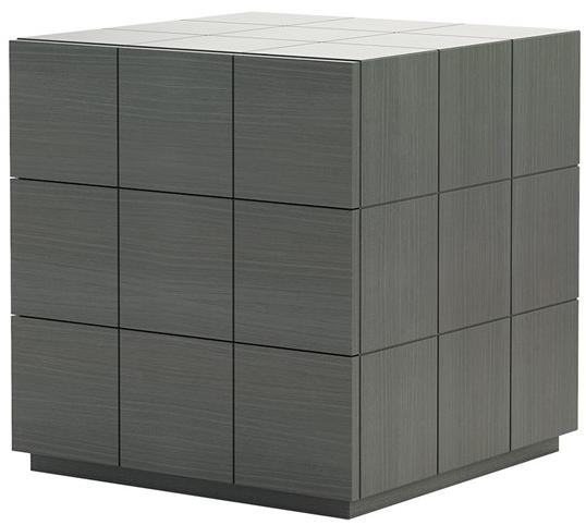 Laskasas Квадратная тумбочка из дерева с ящиками Charlotte sun-id-1370546 - Вид №3