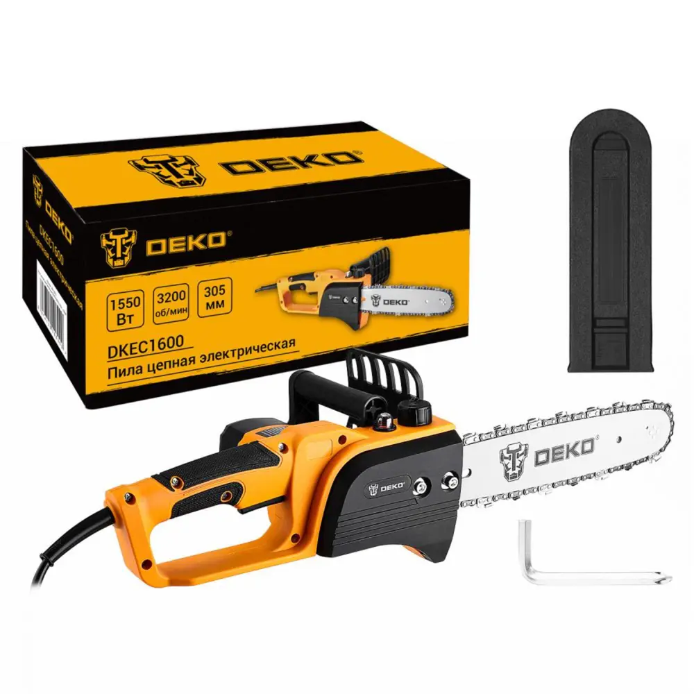 Цепная электропила DEKO DKEC1600 для садовых и бытовых работ 89399057 STLM-1576063 - Вид №1