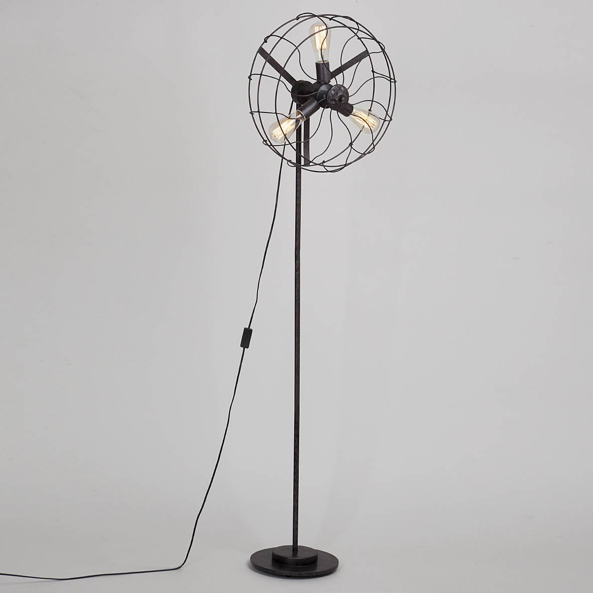 Торшер металлический на 3 лампы черный Vitaluce V4077/3P VITALUCE  00-3908596 Черный  - Вид №1