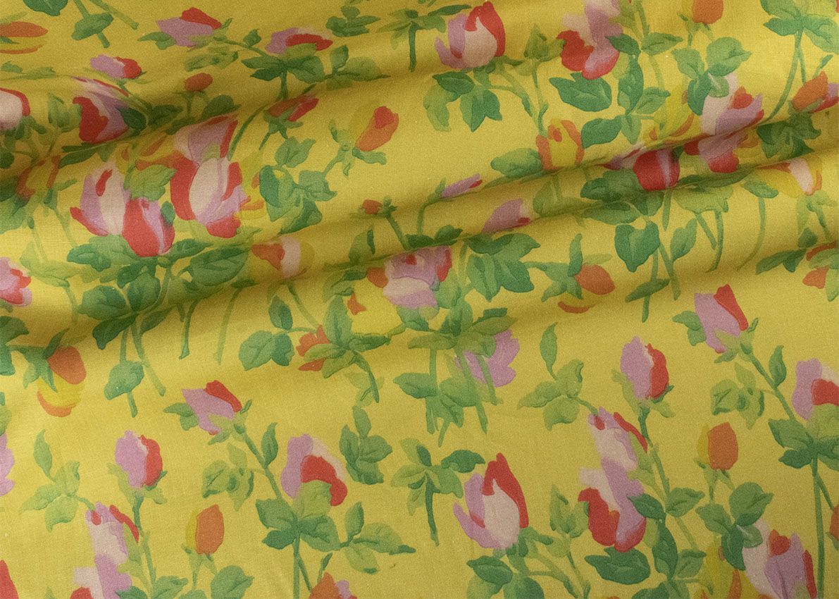 Обивочная ткань с цветочным рисунком Jannelli&Volpi СП GRANDE CORNICHE FABRICS ARCH-00064550 - Вид №3