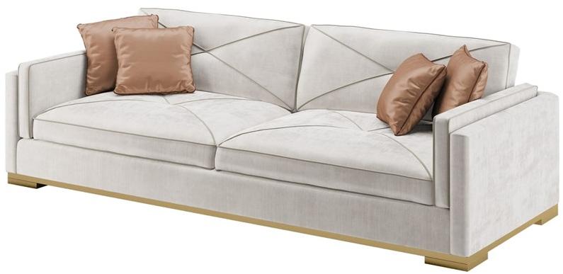 FRATO 3-х местный бархатный диван  Fup220001ado  - Вид №1