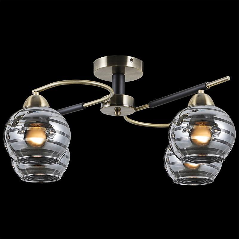 IL9800-4CSQ-79 BK AB Потолочная люстра Illumico