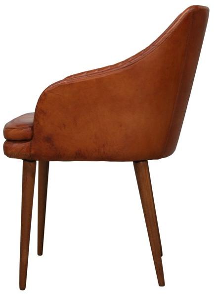 Devina Nais Мягкое кожаное кресло с подлокотниками sun-id-1515422 - Вид №1