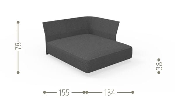 Секционный садовый диван из ткани и веревки Talenti ARCH-00118279 - Вид №23