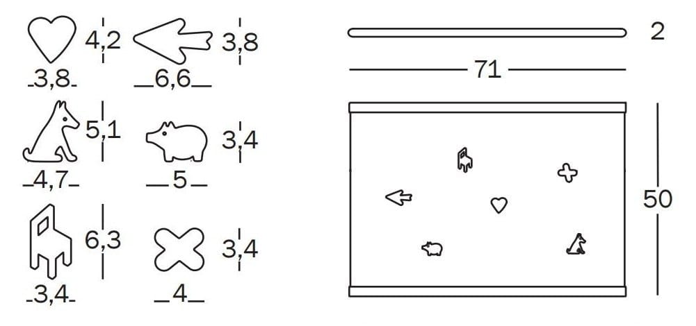 Магнитная доска объявлений Magis MEMO ARCH-00109426 - Вид №2